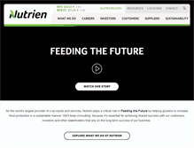 Tablet Screenshot of nutrien.com